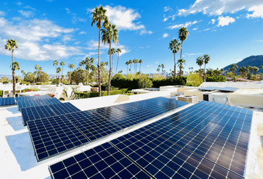 Solar on roof.